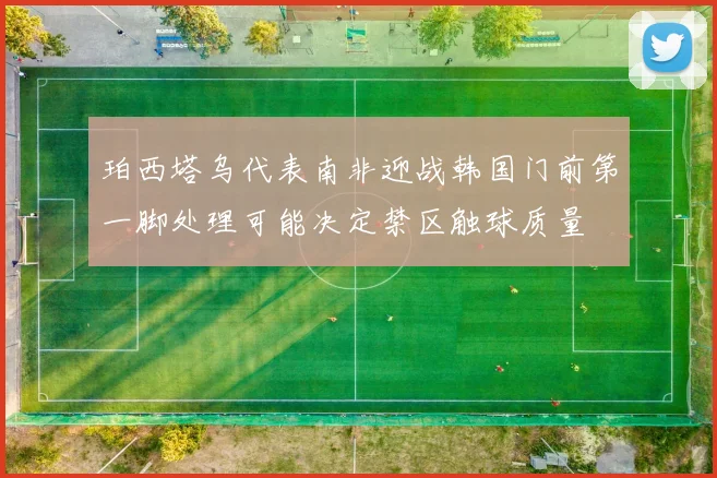 珀西塔乌代表南非迎战韩国门前第一脚处理可能决定禁区触球质量